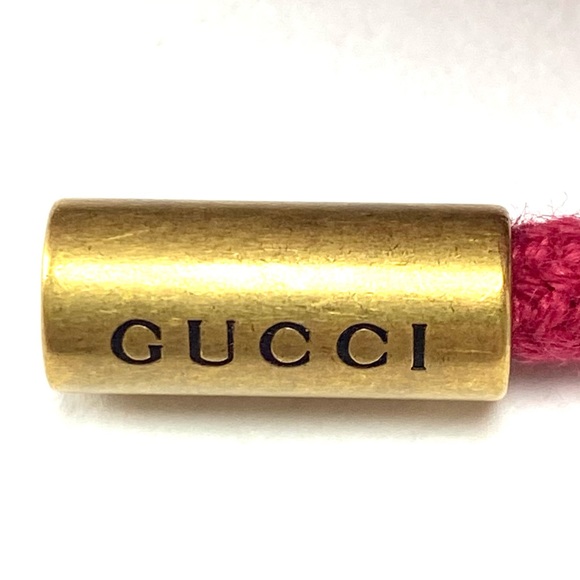 Gucci #575163 GG Marmont Red Hibiscus Leather Mini Chain Shoulder Bag - Picture 6 of 8